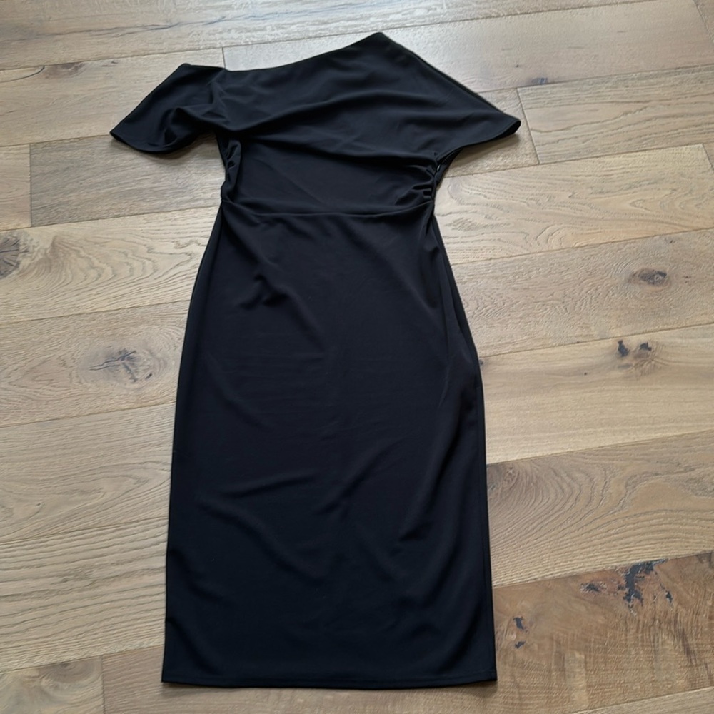 ASOS midi off the shoulder dress
